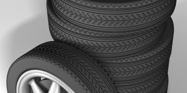 Tire - 3d render